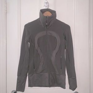 Lululemon dark green zip